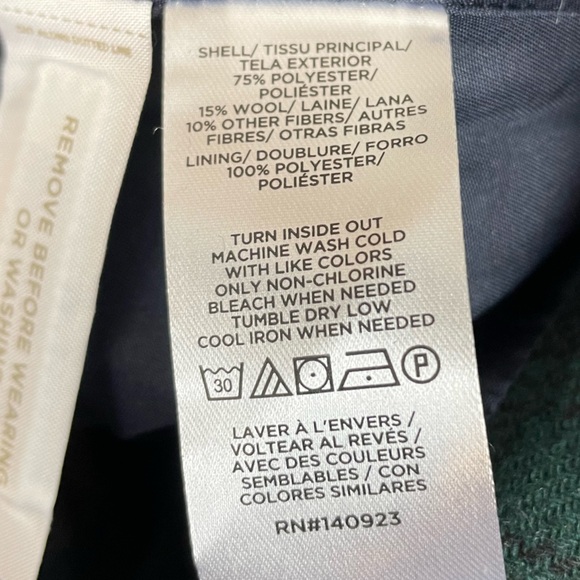 Loft black watch Plaid Green and Black Women's Skirt 8 - Picture 6 of 13